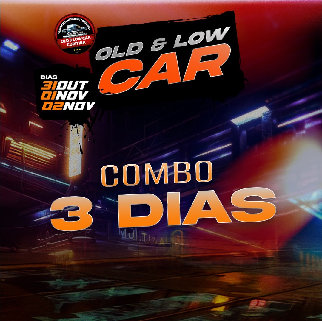 7ª Old & Low Car Curitiba · Seg 02/11 (feriado)