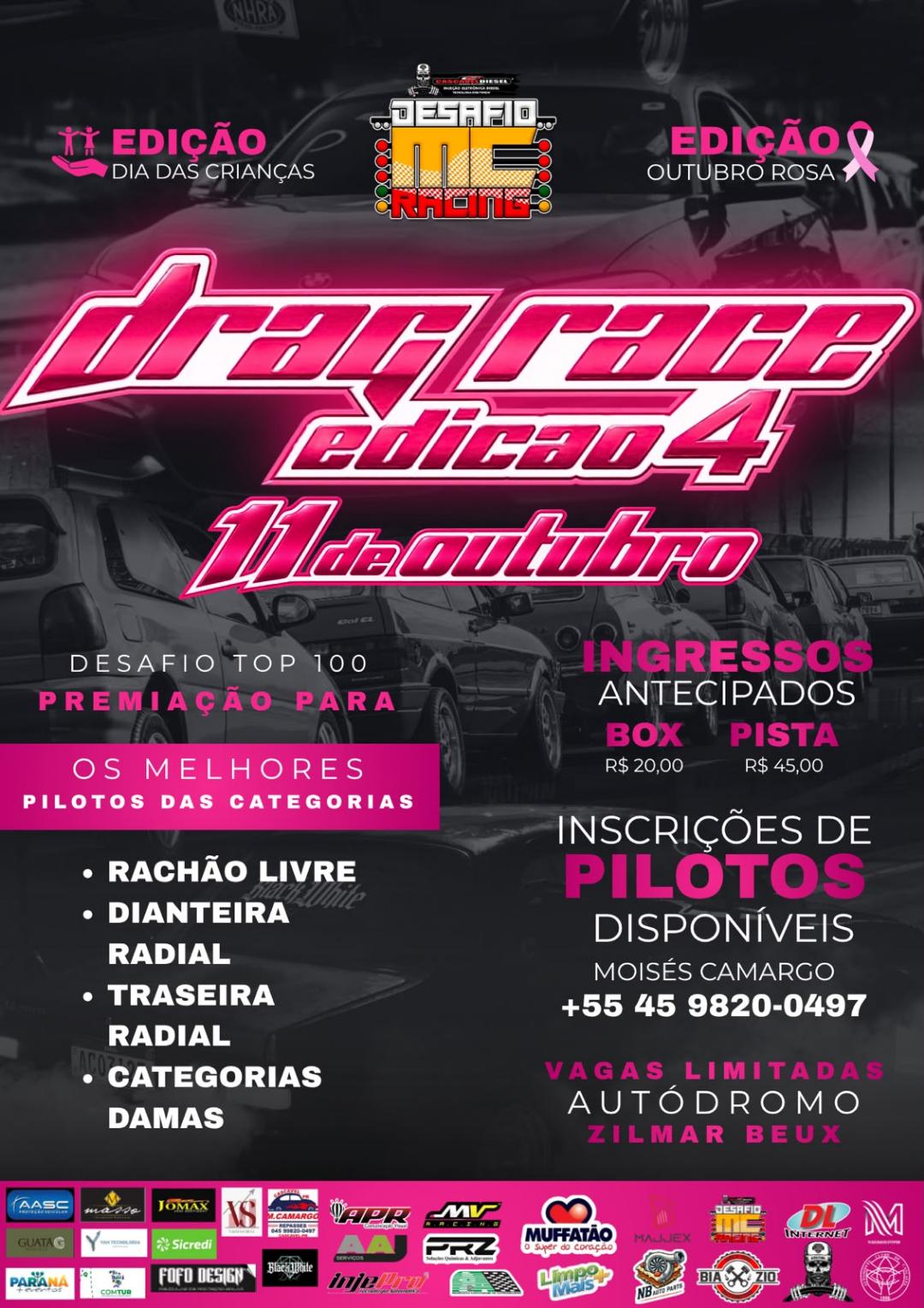 Desafio M.C Racing · Drag Race 4ª edição