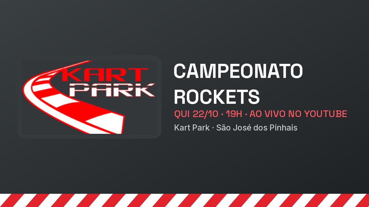Campeonato Rockets no Kart Park