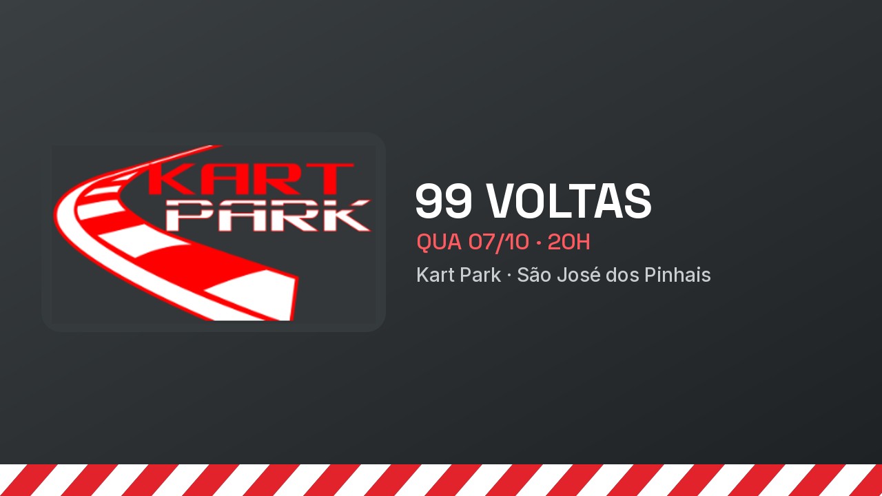 99 Voltas no Kart Park